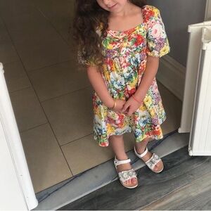 Zara girls floral dress worn once size 6